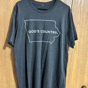 Bella + Canvas God's Country Iowa Shirt